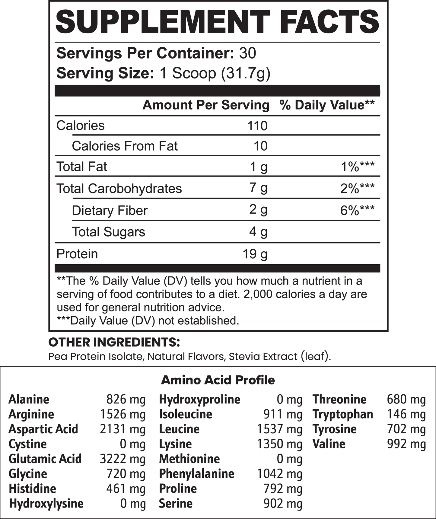 Chocolate Vegan Protein Isolate