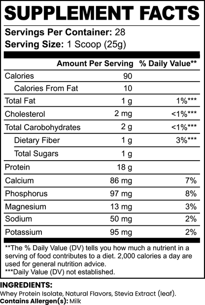 Chocolate Whey Protein Isolate